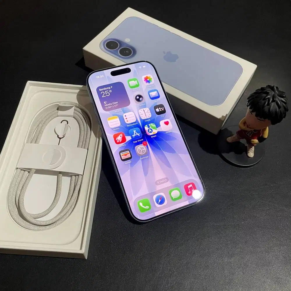 iPhone 17 128gb Garansi iBox PA/A Blue Fullset Original