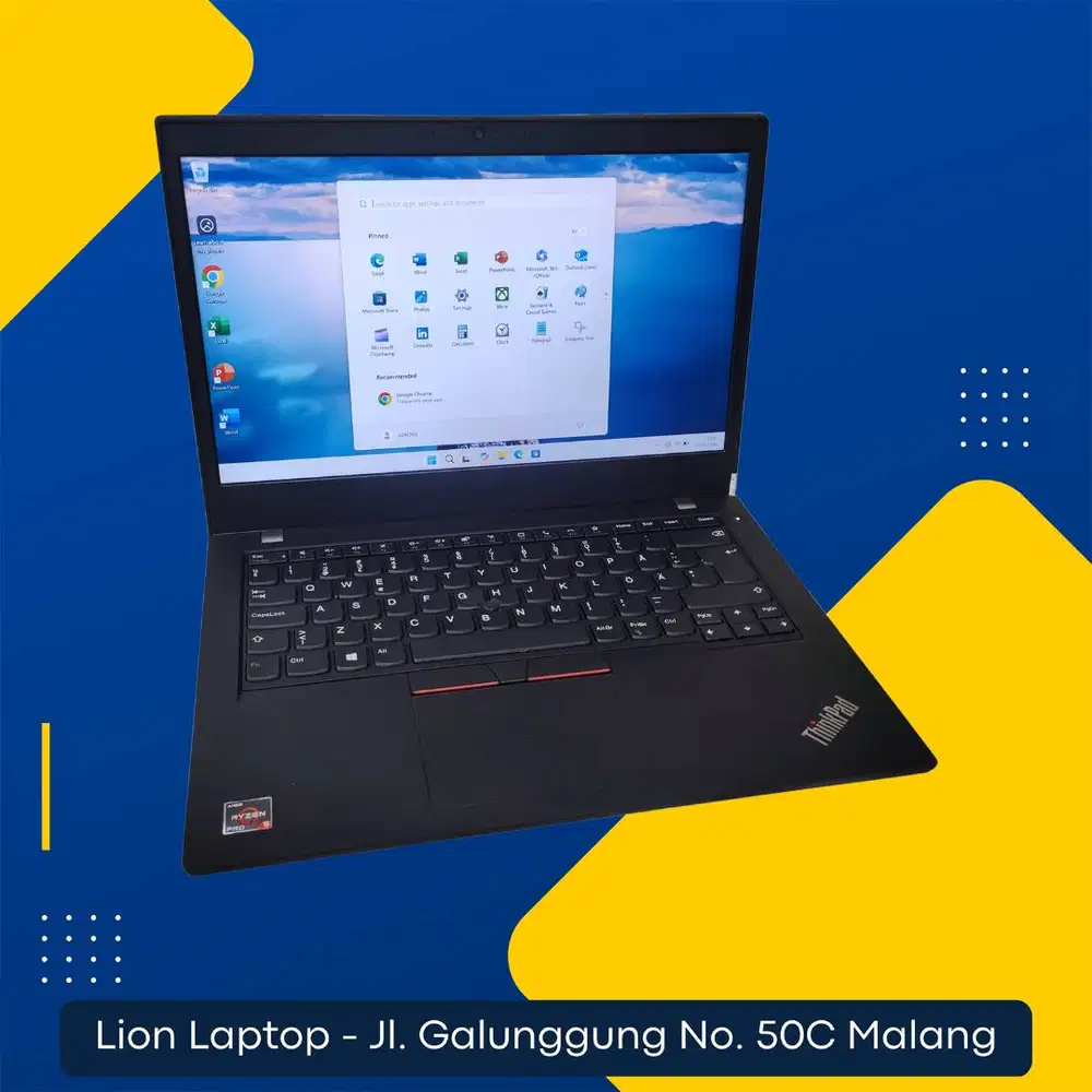 Gaming/Editing AMD Ryzen 5 PRO 8/256 MULUS Lenovo Thinkpad L14 Gen 1 [