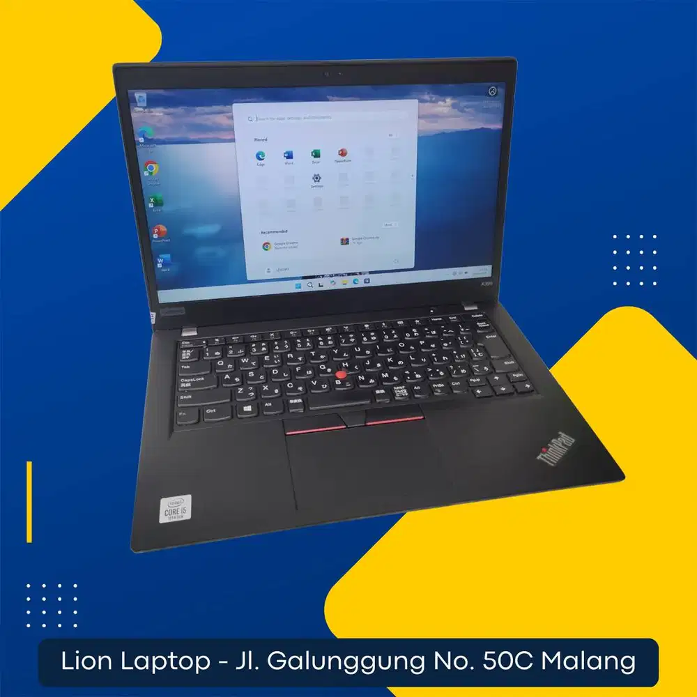 i5 GEN 10 Murah RAM 8GB Lenovo Thinkpad X390 [01|09]