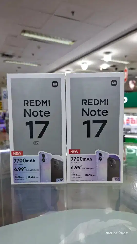 Xiaomi Redminote 17 4G & 5G baru Segel garansi resmi Bisa tt kredit