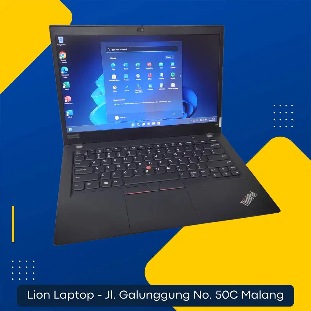 RAM 16GB Core i5 Gen 10 SSD 256GB Lenovo Thinkpad T14 gen 1 [01|09]