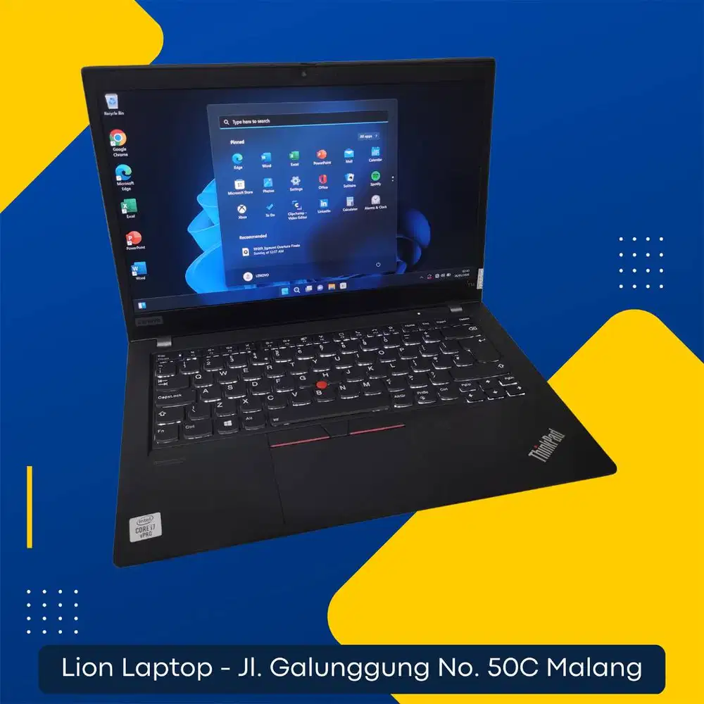 RAM 16GB i7 Gen 10 SSD 256GB Lenovo Thinkpad T14 gen 1 [01|09]
