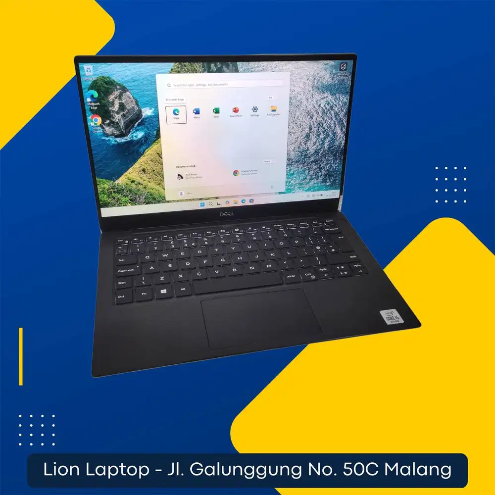 Slim & Ringan Core i5 gen 10 RAM 8 SSD 256 DELL XPS 13 7390 [01|09]