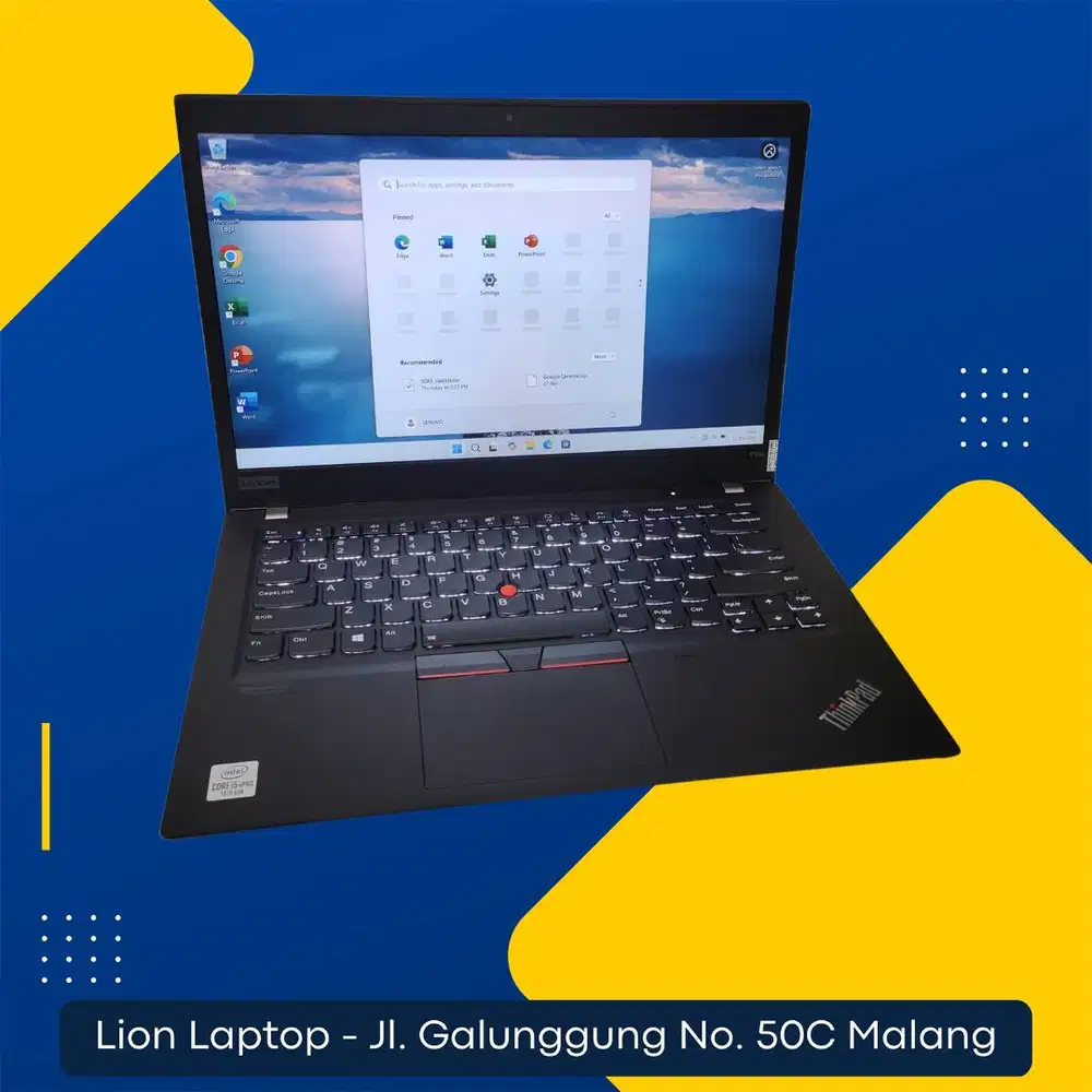 RAM 16GB Slim Core i5 Gen 10 SSD 256GB Lenovo Thinkpad T14s [01|09]