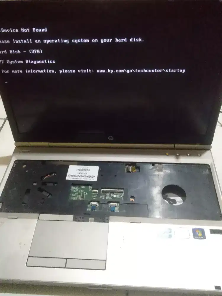 Laptop hp probook 16in core i3 2350m apa ada nya