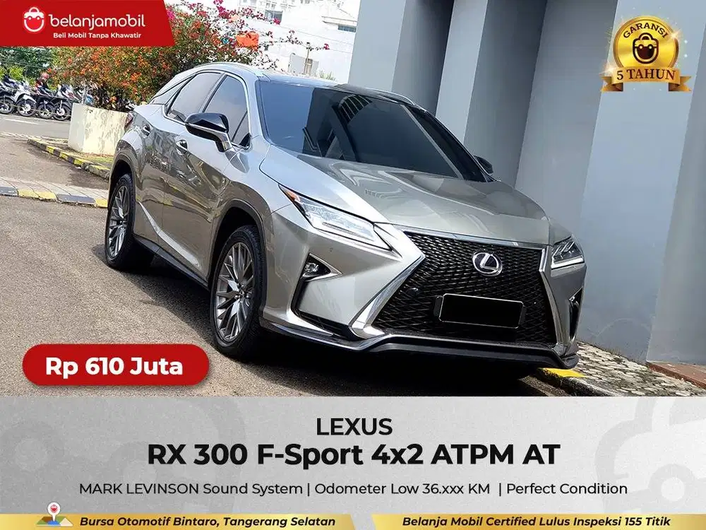 [ KM LOW ] Lexus RX 300 RX300 F-Sport F Sport AT 2018/2019