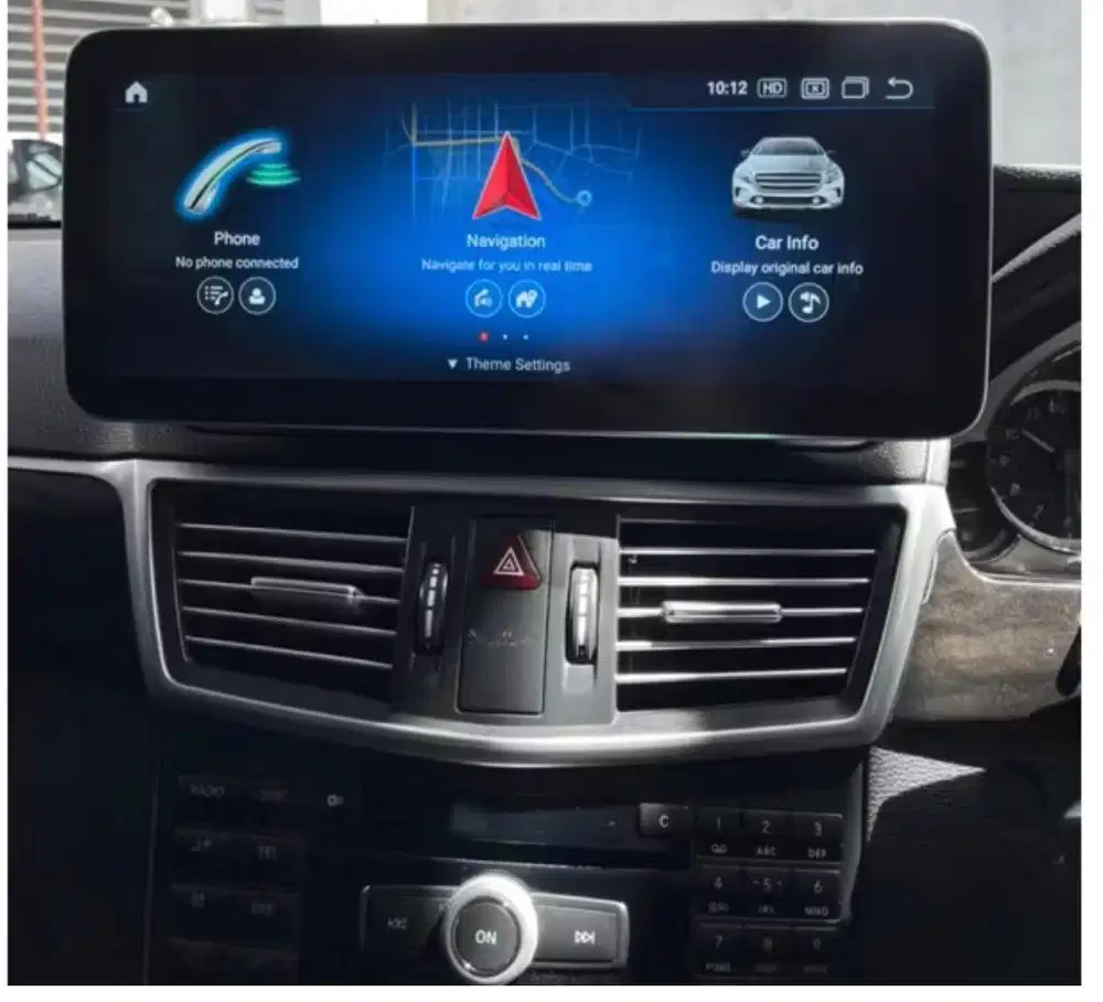 Head Unit Android TV Mercedes Benz W212
