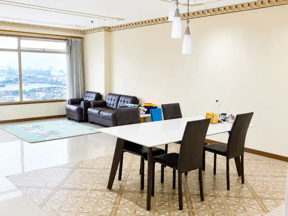 Apartemen Pantai Mutiara Pluit 150m2 3+1BR HGB Tower Damar Semi Furnish High Floor