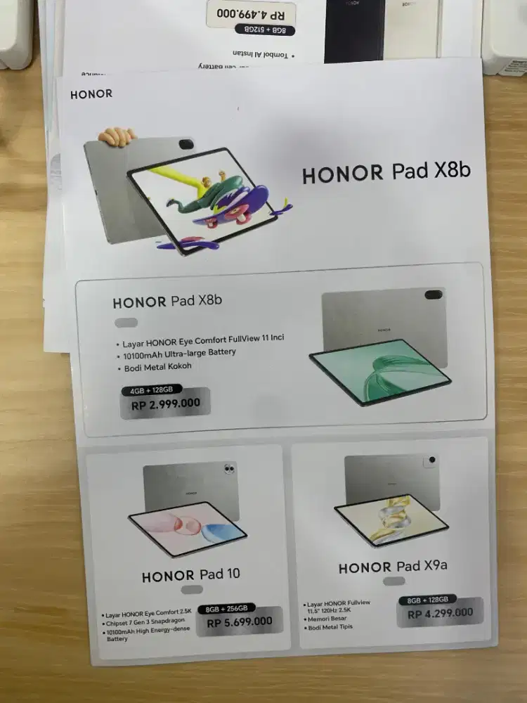 PROMO TABLET HONOR MULAI 2 JUTAAN