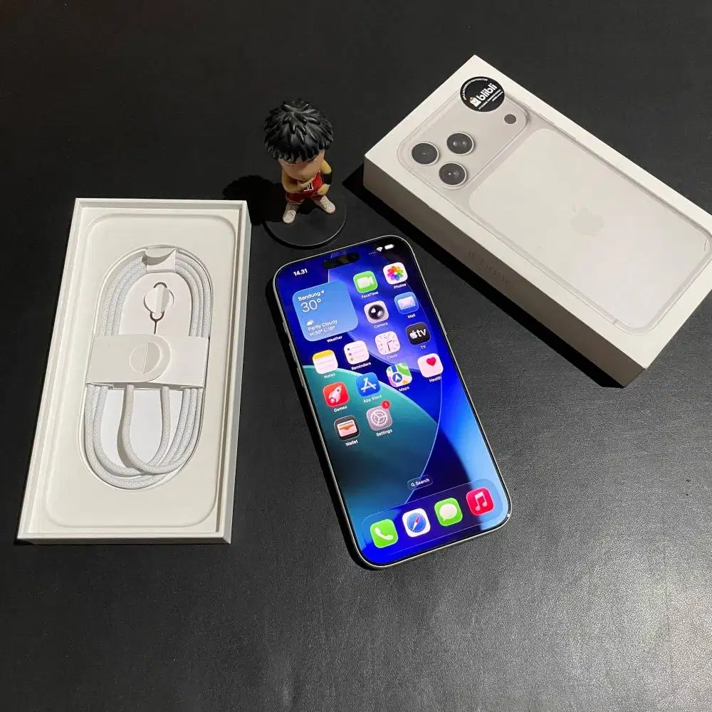 iPhone 17 Pro Max 512gb Silver Garansi iBox GDN Aktif Fullset Original