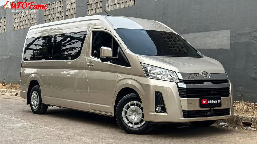 Toyota Hiace 2.8 Premio 14 Seater Beige On Gray NIK 2021 Akhir Tgn 1 D