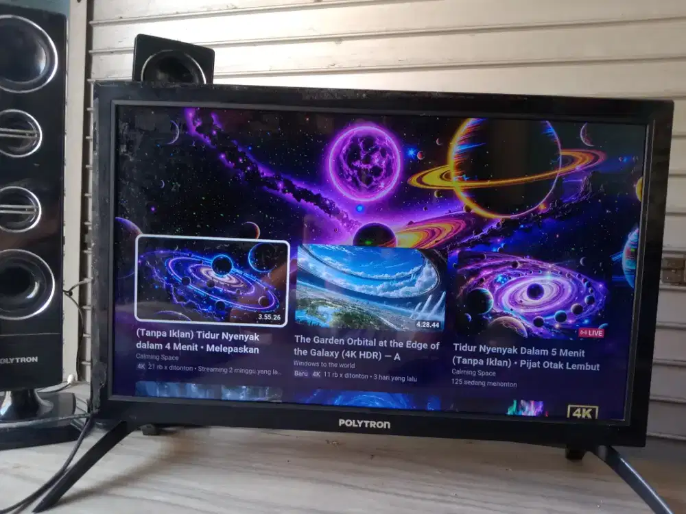 Tv led polytron 24 inch smart digital