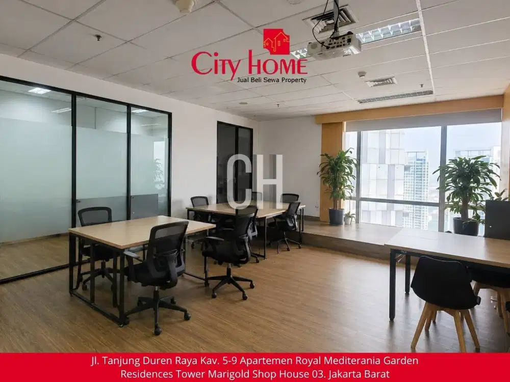 Disewakan Ruang Kantor Semi Furnished di SOHO CAPITAL
