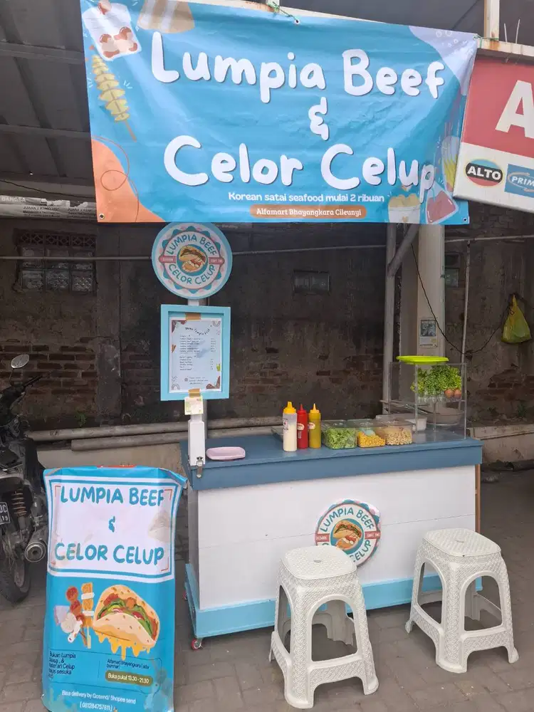 Booth Bekas jualan