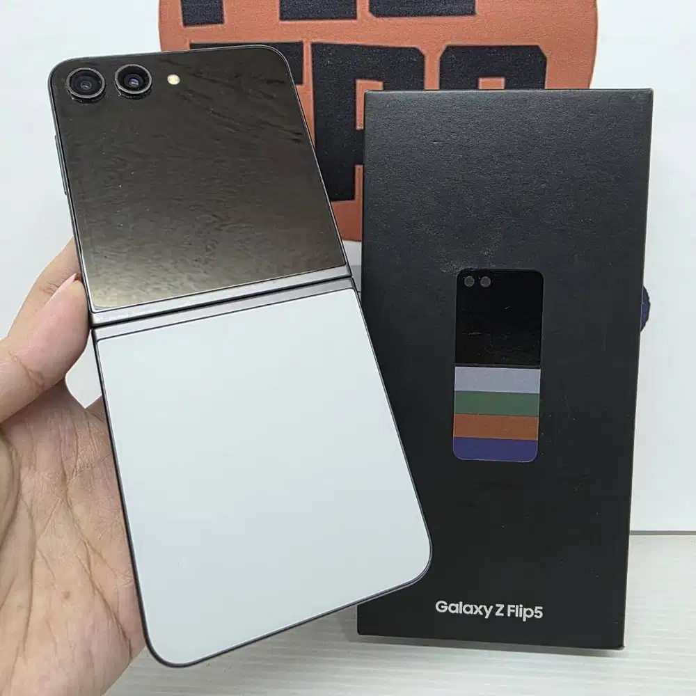 Exclusive GRAY Samsung Z Flip 5 8/512gb Mulus FULLSET No Minus