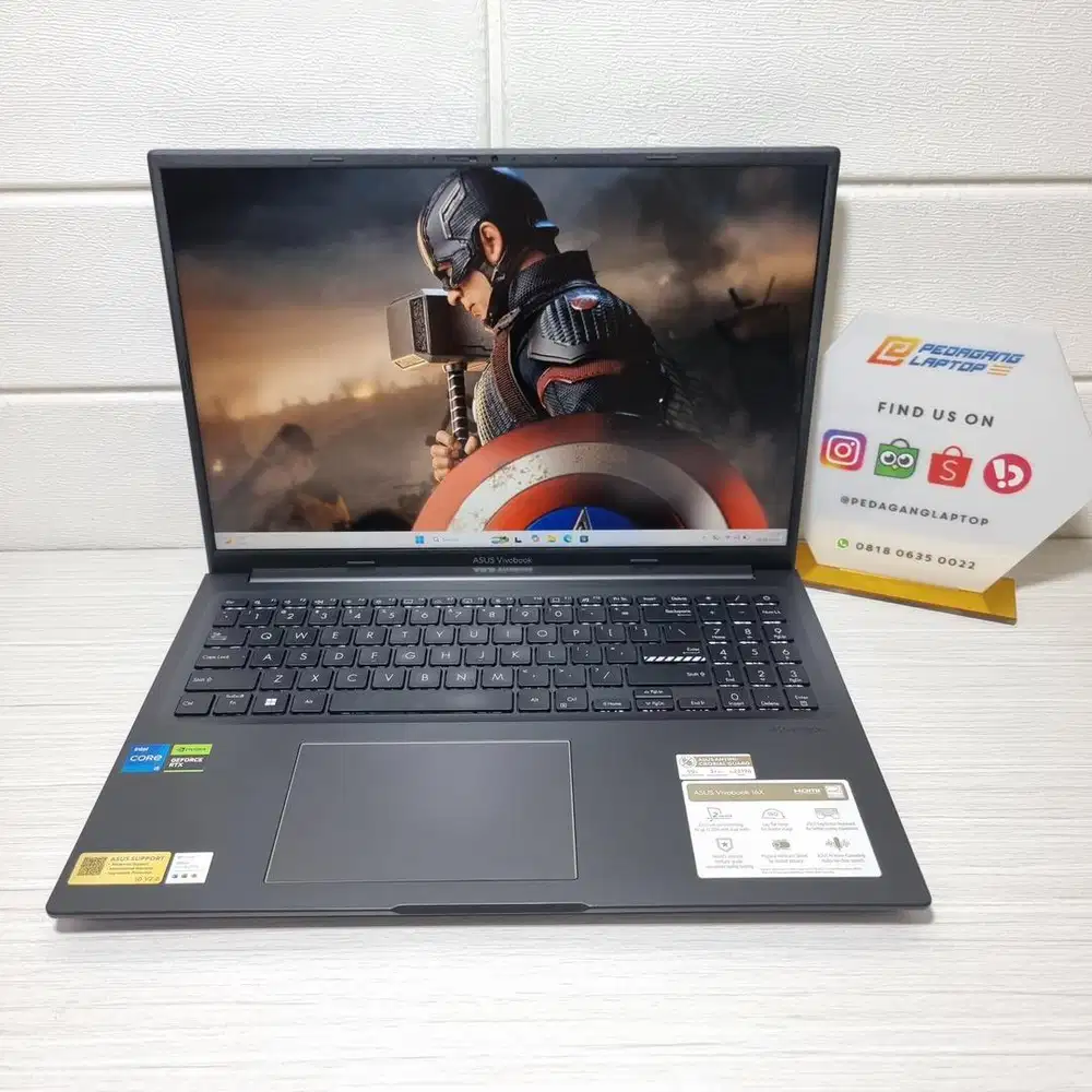 Asus Vivobook 16X K3605VC Core i5-13420H RAM 8GB SSD 512GB RTX 3050