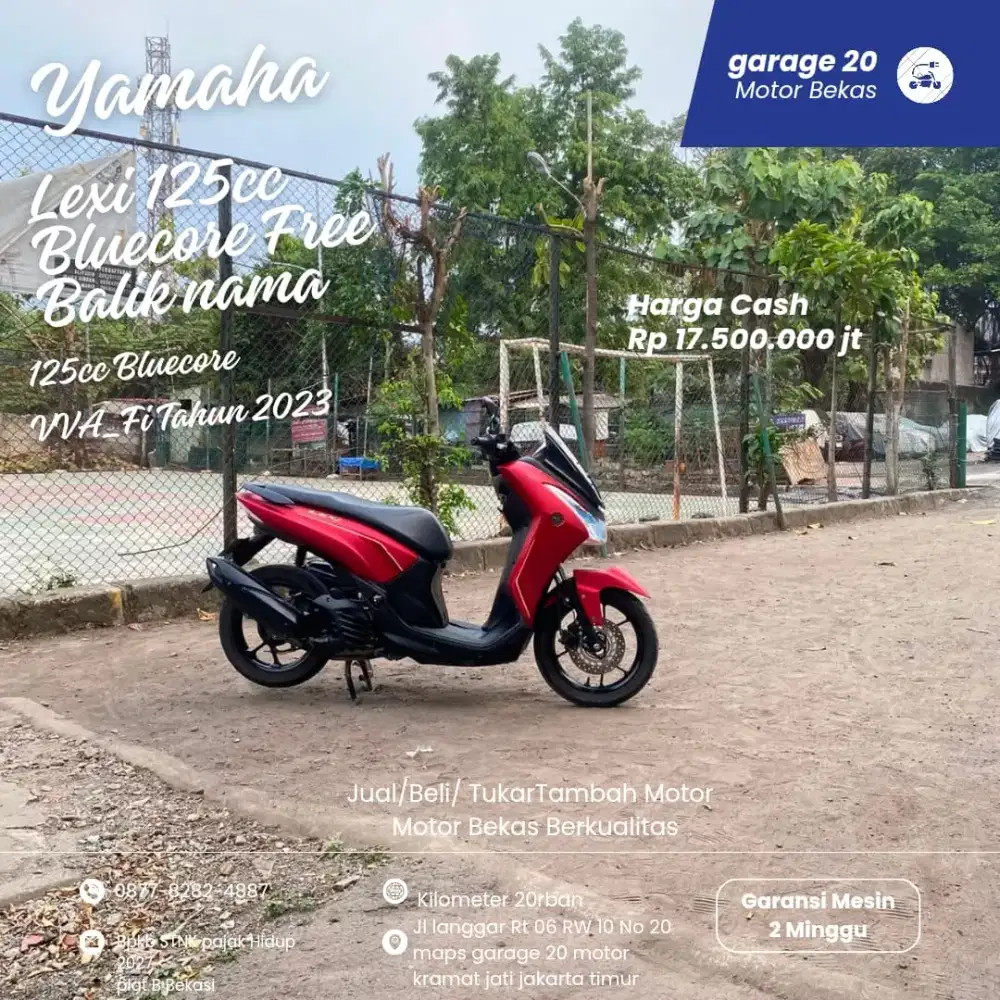 Yamaha Lexi 125cc Std Free Balik nama Jabodetabek  Tahun 2023