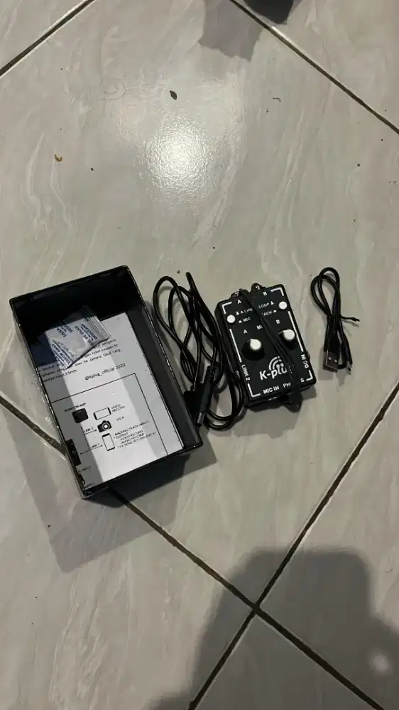 K-PLUG V. 1D WHIT MIC INPUT/LINE A