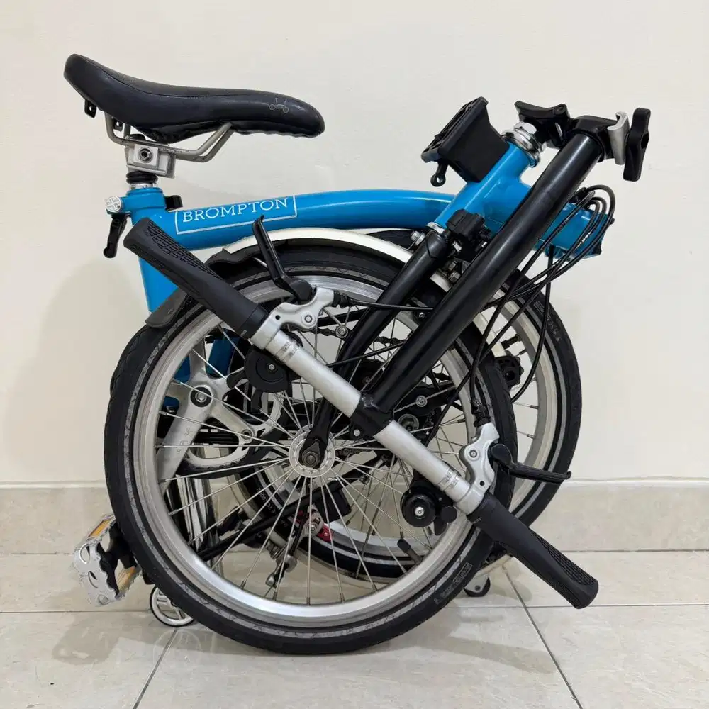 BROMPTON S6L LAGOON BLUE BLACK 2015 - GOOD CONDITION