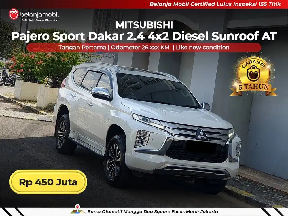 [ LOW KM 26RB ] Mitsubishi Pajero Sport Dakar 2,4 Sunroof 2023/2024