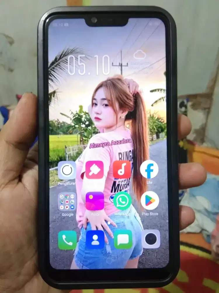 Oppo A3s 4G 2/16 layar 6.2 inchi mulus