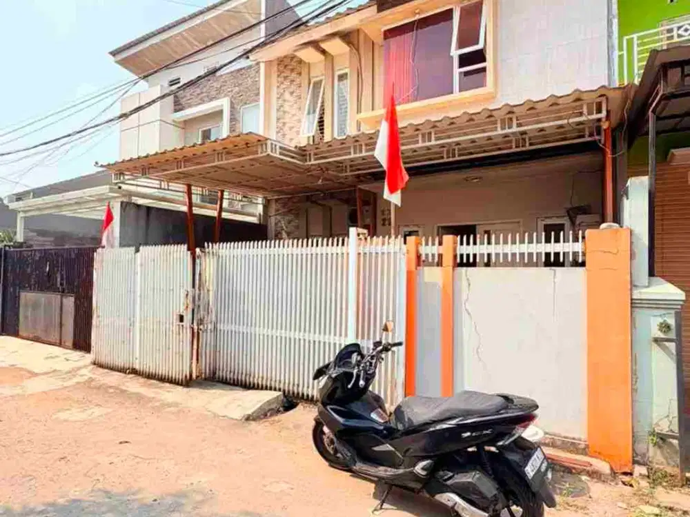 JUAL B.U BOSKU RUMAH 2 LANTAI MURAH DI PERUMAHAN DUKUH ZAMRUD MUSTIKA JAYA BEKASI KOTA