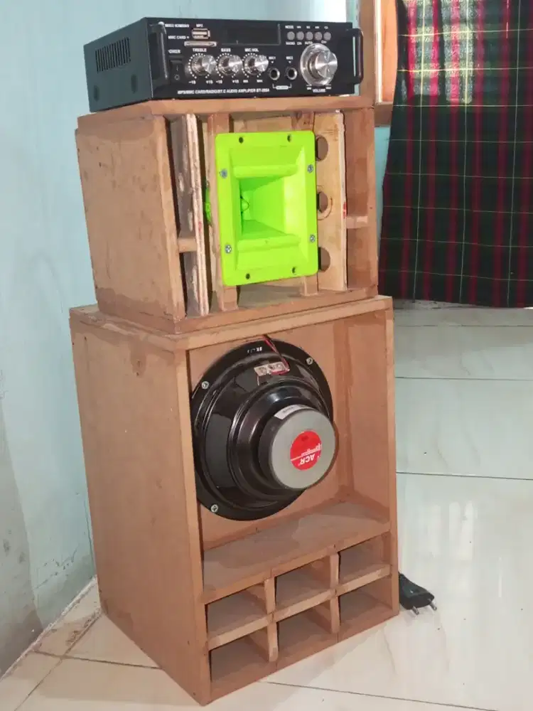 Sound system 6 inch berkualitas dan murah  fullset