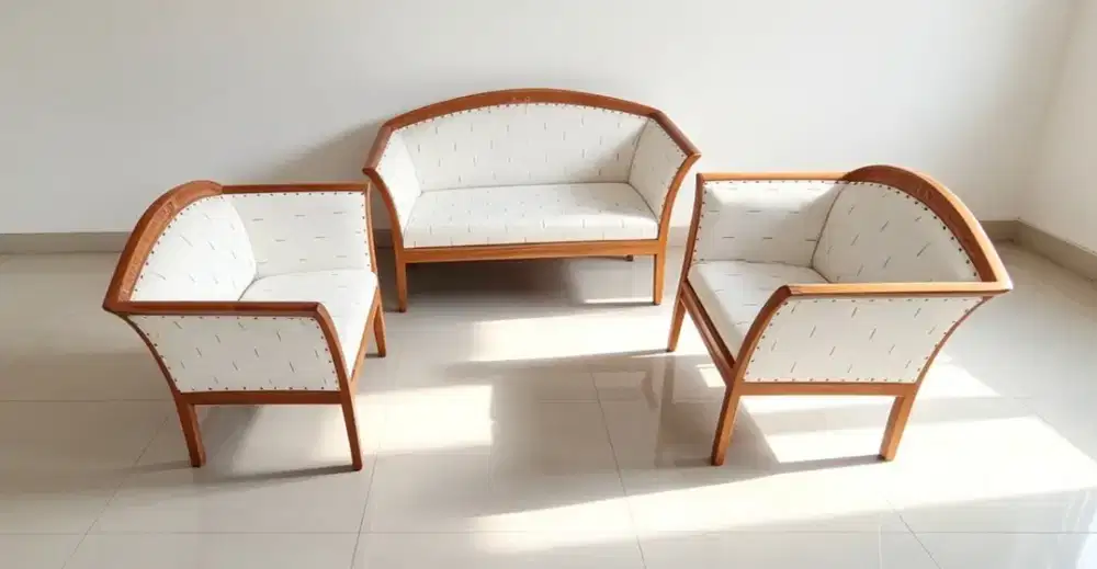 Kursi Tamu kayu jati 2,1,1