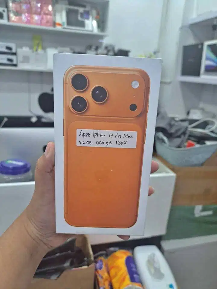 IPhone 17 Pro Max 512GB Cosmic Orange New Belum Aktif Garansi IBox
