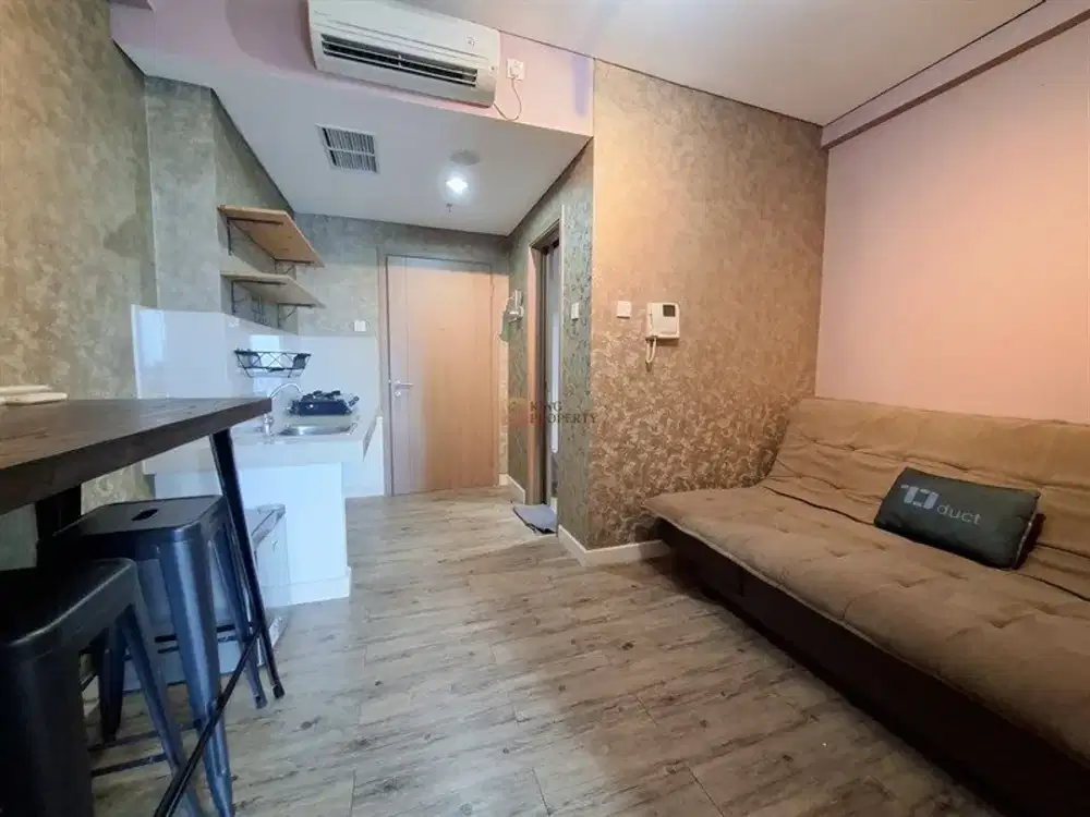 Industrial Cozy Design Dijual 1BR Puri Orchard Cedar Heights Siap Huni, Dekat Lippo Mall Puri & Mall Puri Indah