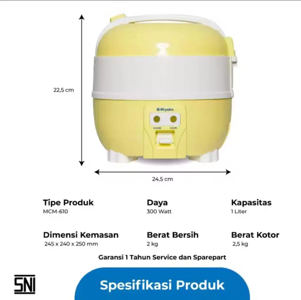 [DIJUAL CEPAT] Rice Cooker (Miyako) - kondisi sangat baik