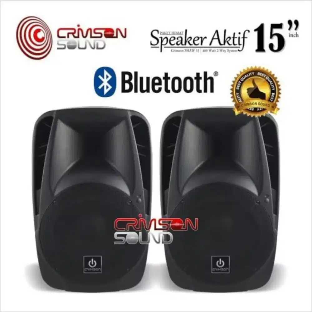 Speaker Crimson 15 inci, Bass Mantap, Kredit 0 DP Di Yesss Credit