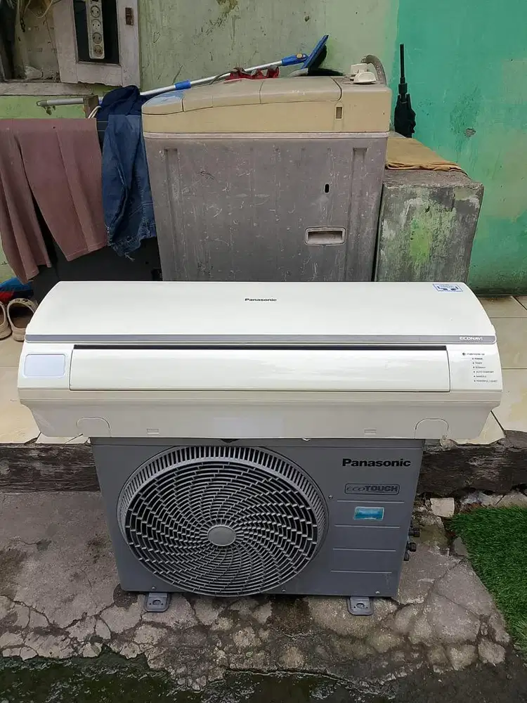 Ac panasonic 0,5 pk dingin siap pakai