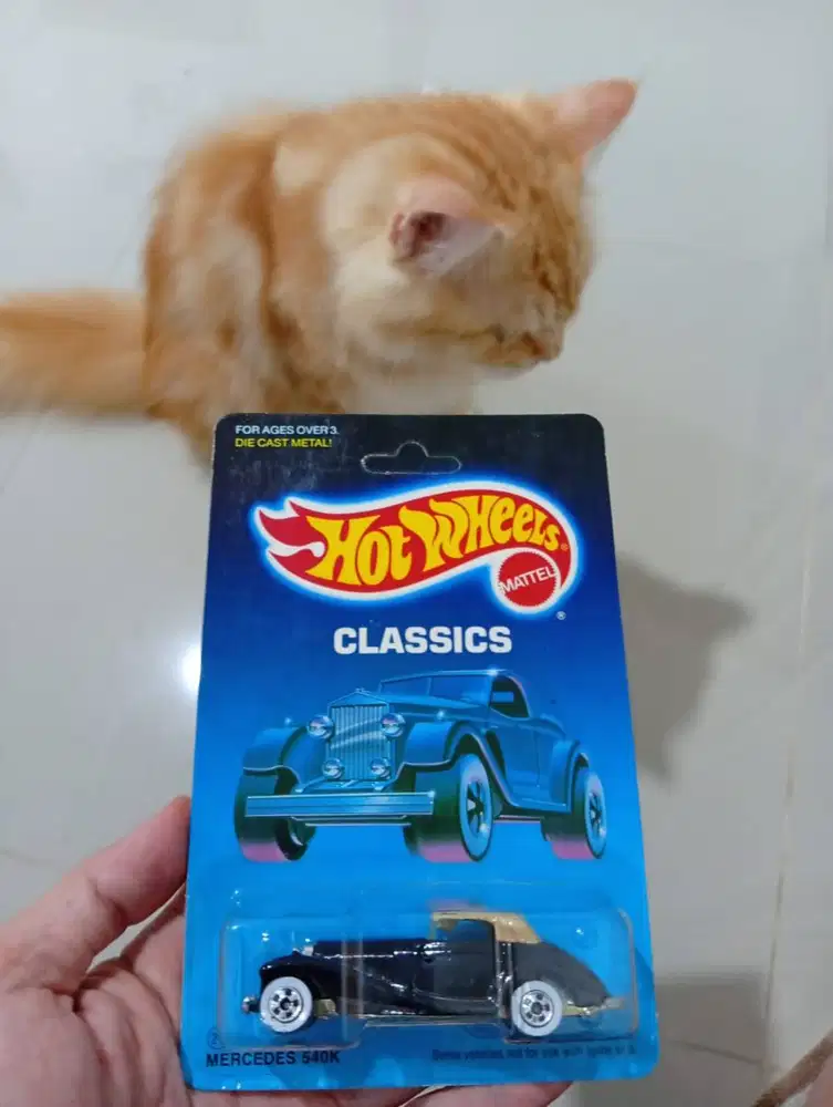 Hot Wheels Classics Mercedes 540K #5142 Black Mattel 1986