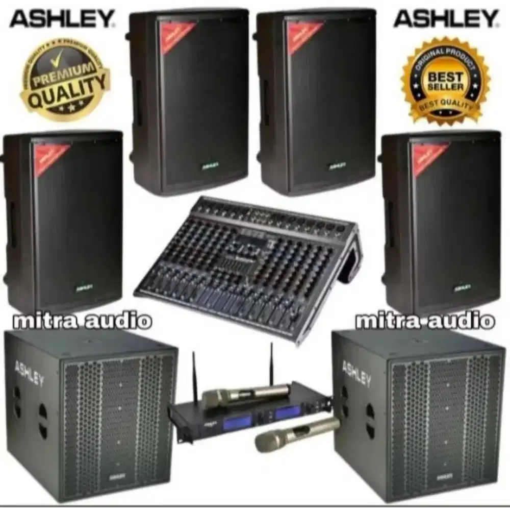 Paket soundsystem Ashley 15 4 unit aktif & subwoofer 18 aktif 2 unit