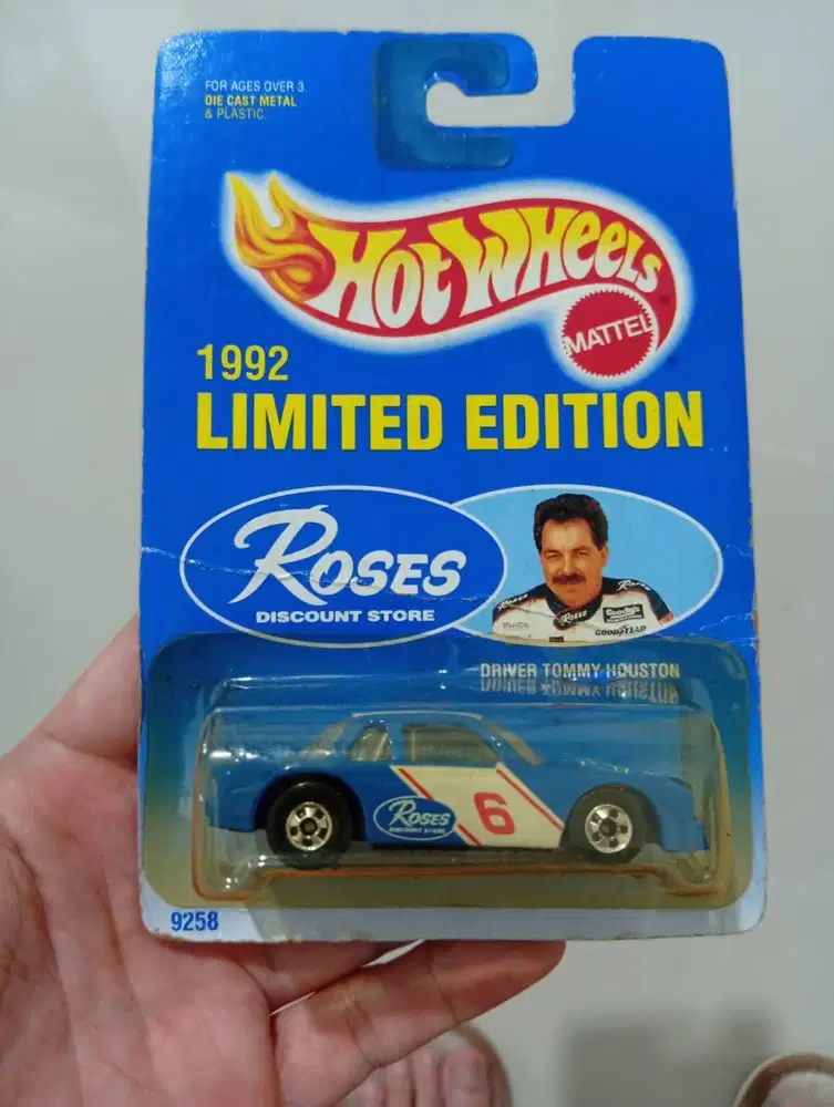 Vintage Hot Wheels 1992 Limited Edition Tommy Houston #6 Roses Discoun