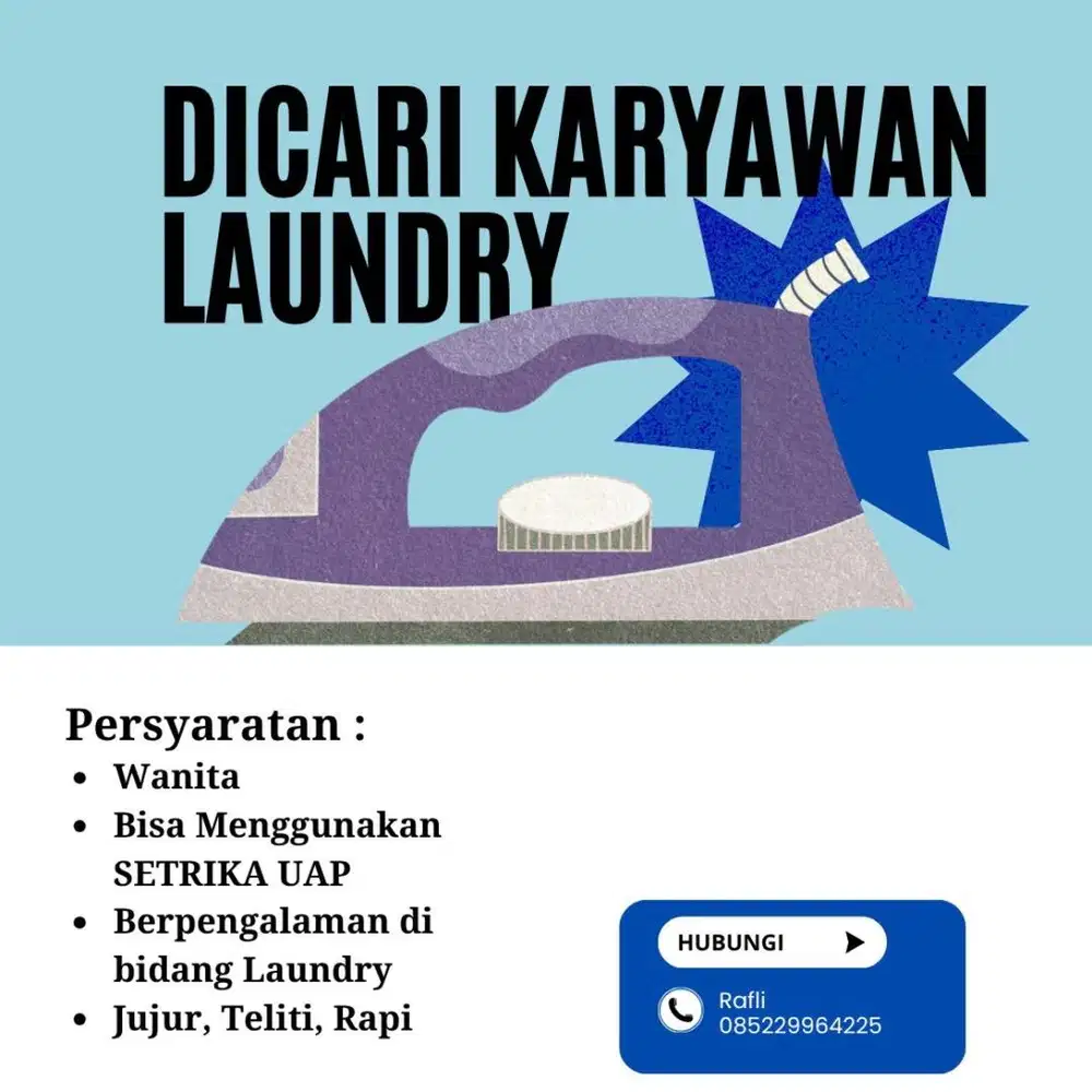 Karyawan Laundry