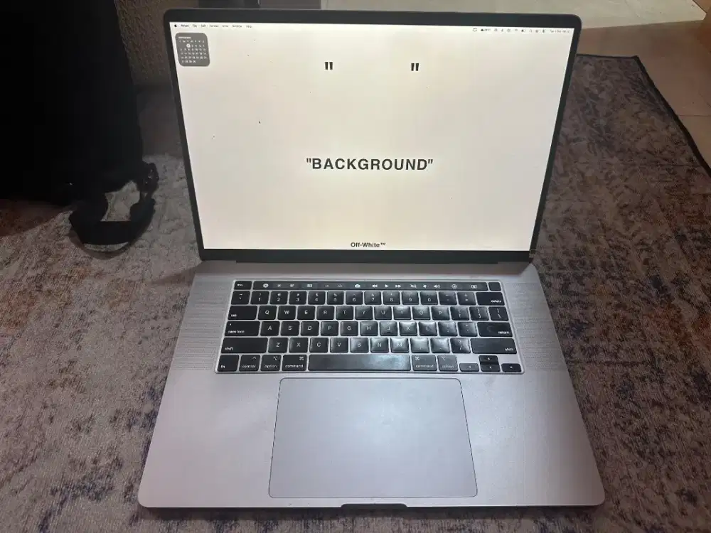 macbook pro touchbar 16inch 2019 i7 16gb 512gb