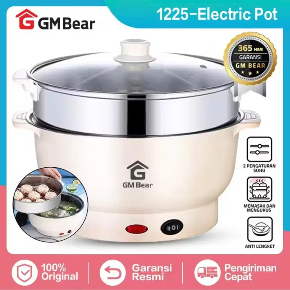 [DIJUAL CEPAT] Panci Listrik + Steamer - kondisi sangat baik