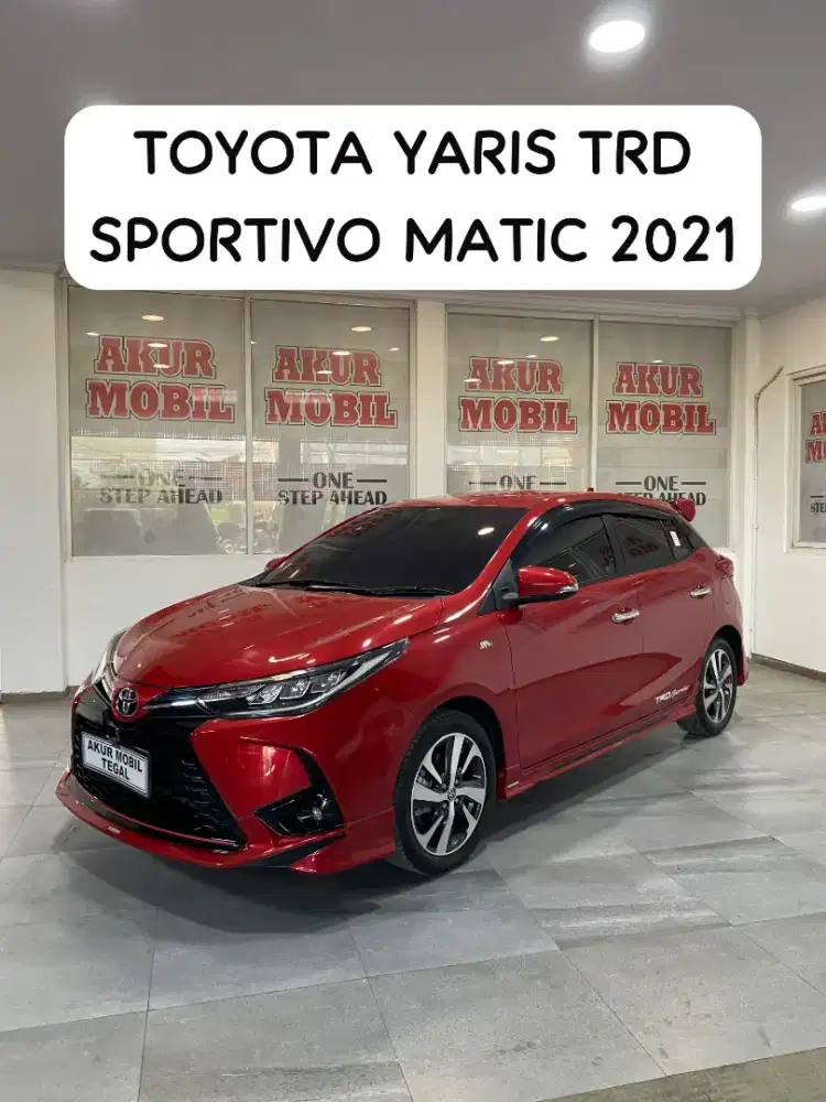 DP 40JT ! YARIS TRD SPORTIVO MATIC 2021 MERAH SIAP PAKAI KREDIT MUDAH