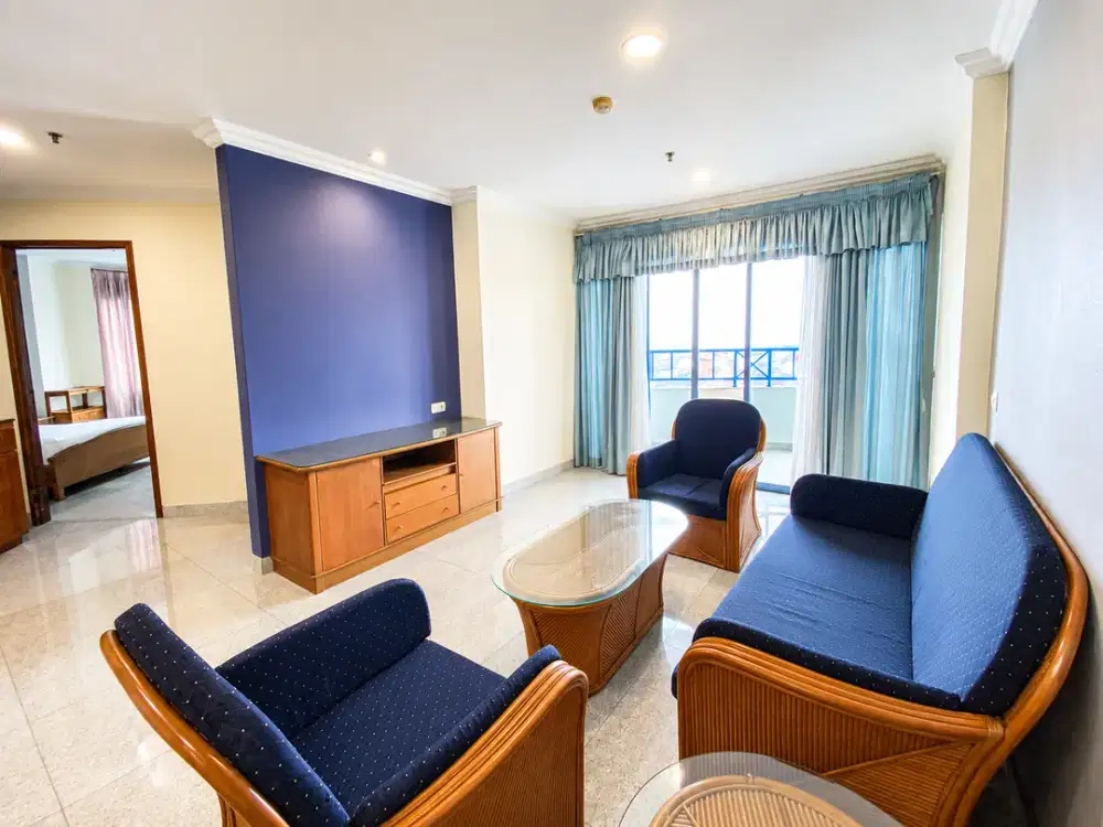 Apartemen Menara Marina Pluit 108m2 2+1BR Tower Pasific Semi Furnish