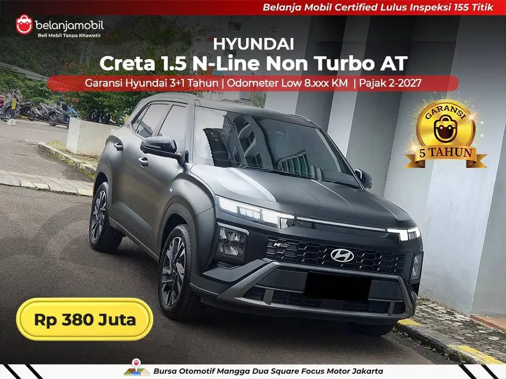 [ LOW 8RB KM ] Hyundai Creta 1.5 N-Line Non Turbo AT 2025 2026