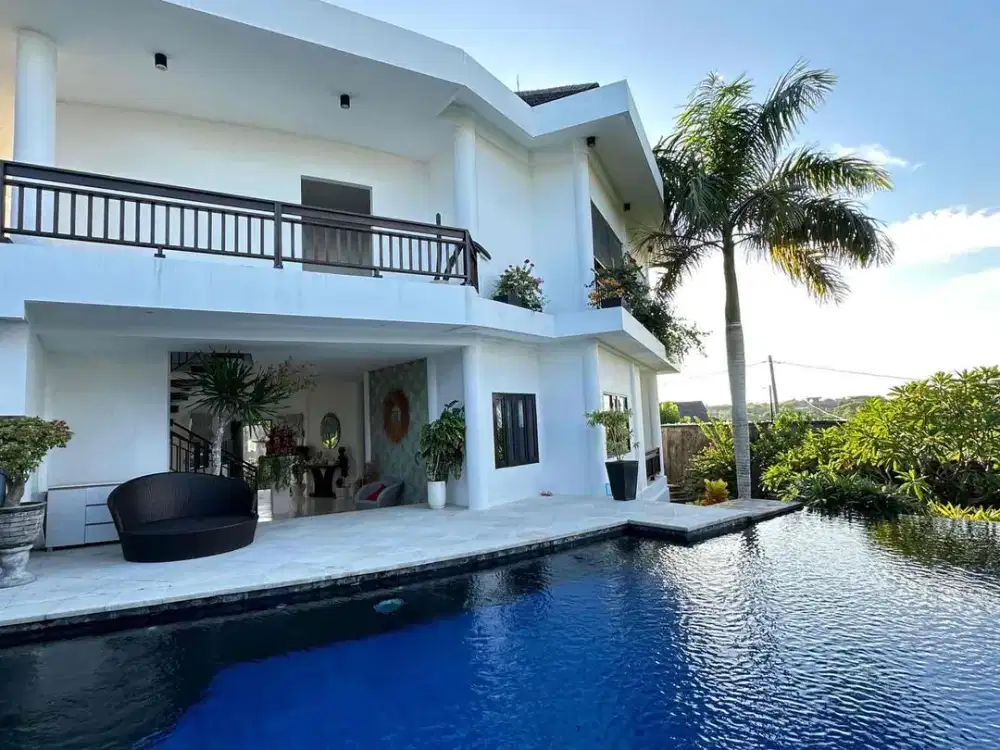 villa mewah nusa dua pemandangan laut pantai pandawa