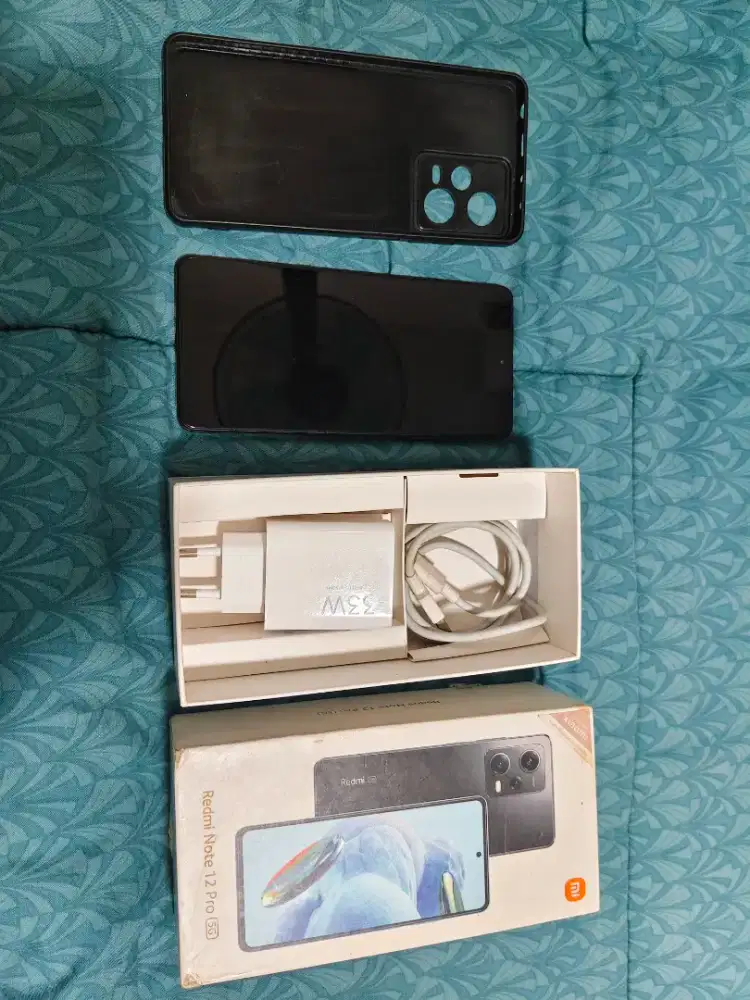 Xiaomi Redmi Note 12 Pro 5G 8GB 256GB Fulset HP Normal Mulus