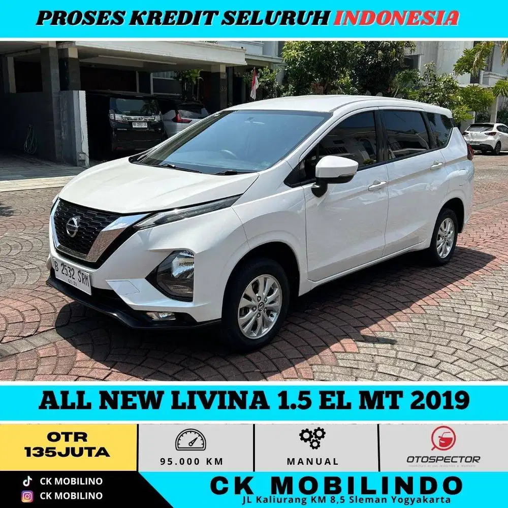 ALL NEW LIVINA 1.5 EL MT 2019 PUTIH PEMAKAIAN 2020