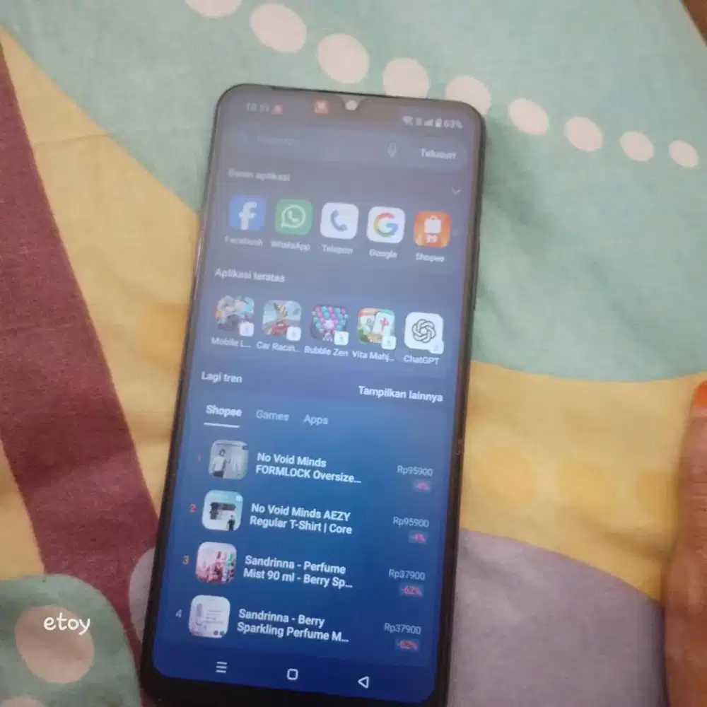 Realme note 80 bekas