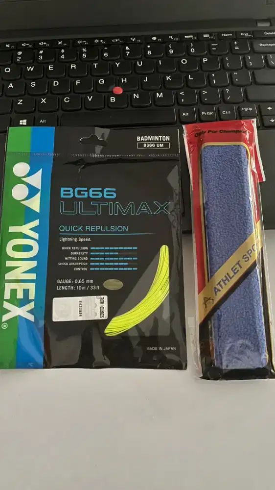 Senar Yonex BG66 Ultimax & Grip Handuk