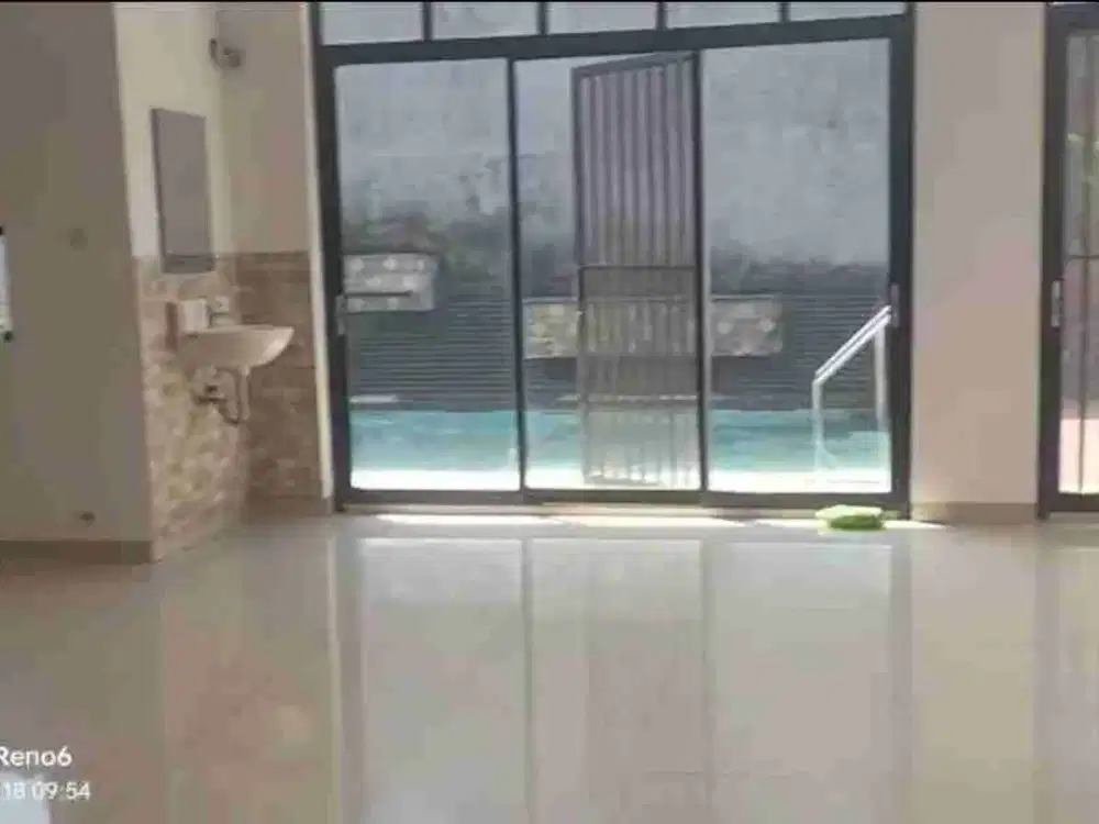 For Rent Rumah Rapih Siap Huni ada Private pool nya di Perumahan Bukit Permai Cibubur