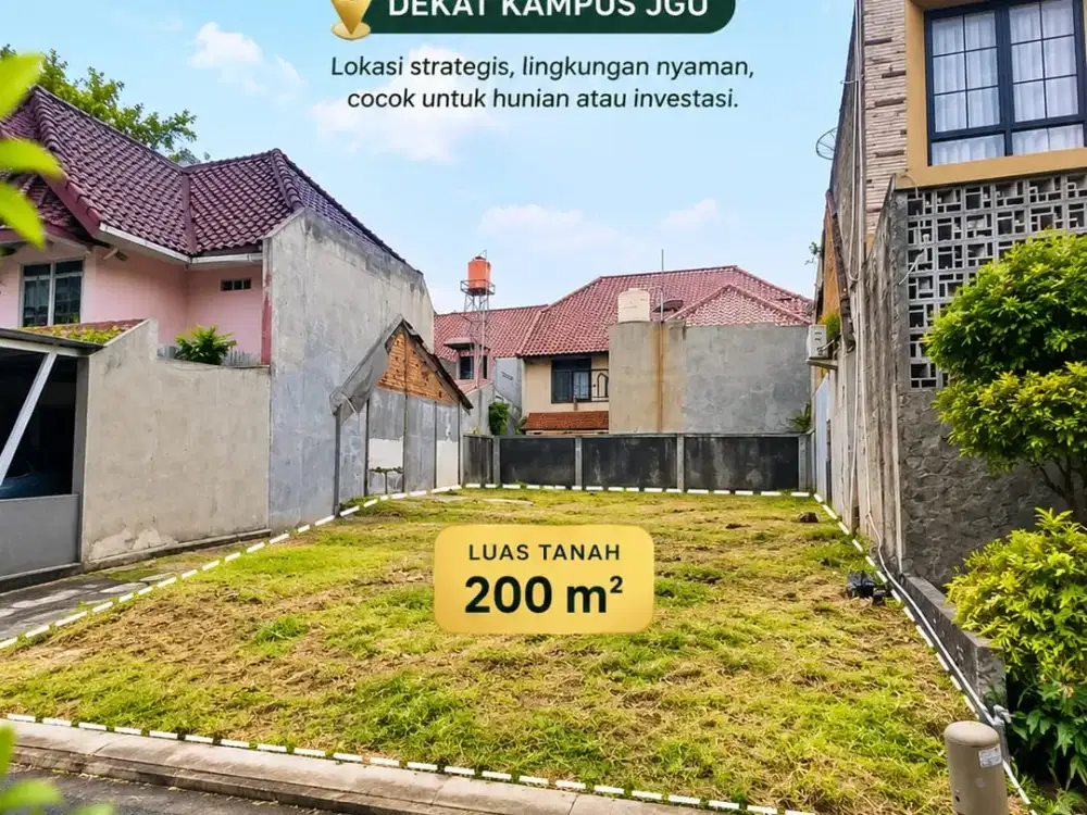 Luas 200 m2 Grand Depok City Cluster Terdepan (Jakarta Global University)