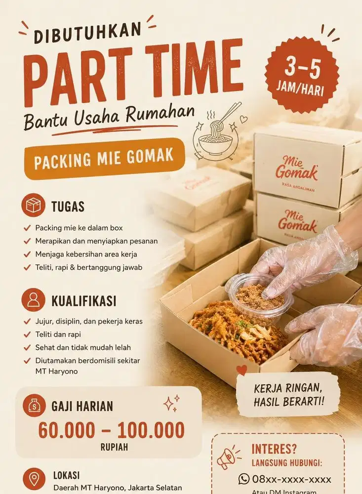 Part Time Usaha Rumahan